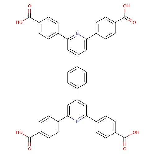 CAS:1836122-41-8|Benzenkarboksirūgštis,4,4',4'',4'''-(1,4-fenilendi-4,2,6-piridintriil)tetrakis
