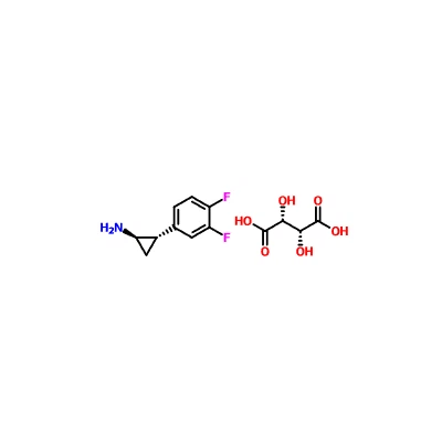 CAS 220352-39-6|Ciklopropanaminas, 2-(3,4-difluorfenil)-(1R,2S)-(2R,3R)-2,3-dihidroksibutandioatas (1:1)