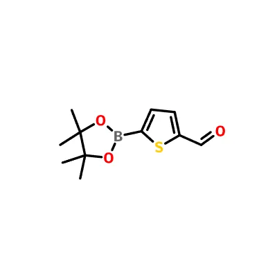 CAS: 1040281-83-1 5-(4,4,5,5-tetrametil-1,3,2-dioksaborolan-2-il)tiofenas-2-karbaldehidas
