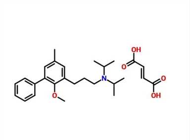 CAS: 124935-89-3 2-metoksi-5-metil-N,N-bis(1-metiletil)-3-fenilbenzenpropanamino fumaratas