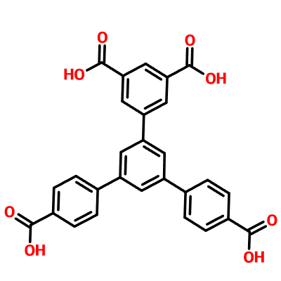 CAS: 1250980-04-1 5'-(4-karboksifenil)-[1,1':3',1''-terfenil]-3,4'',5-trikarboksirūgštis