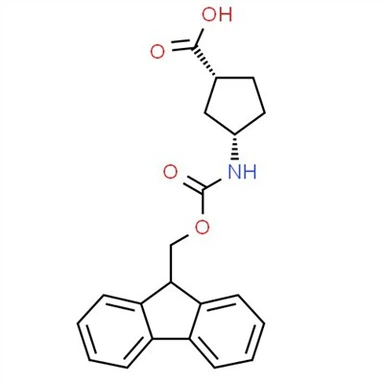 CAS:220497-67-6|(-)-(1R,3S)-N-Fmoc-3-aminociklopentano karboksirūgštis