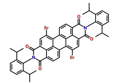 CAS 331861-94-0|N,N'-bis(2,6-diizopropilfenil)-1,7-dibromo-3,4,9,10-perilenotetrakarboksirūgšties diimidas