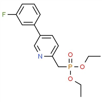 CAS:380894-77-9|[[5-(3-fluorfenil)-2-piridinil]metil]fosfoninės rūgšties dietilo esteris