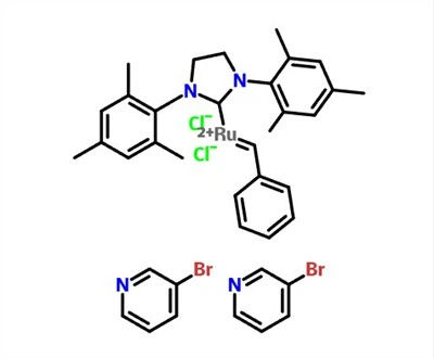 CAS 900169-53-1|benziliden-[1,3-bis(2,4,6-trimetilfenil)imidazolidin-2-iliden]-dichlorutenis, 3-brompiridinas