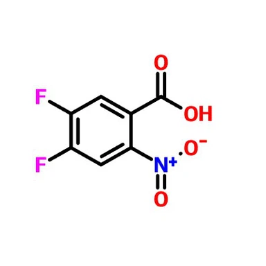 CAS:20372-63-8|4,5-difluor-2-nitrobenzenkarboksirūgštis